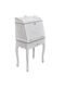Floor-standing Bedroom Makeup Dressing Table Wooden White 60x36.4x111cm
