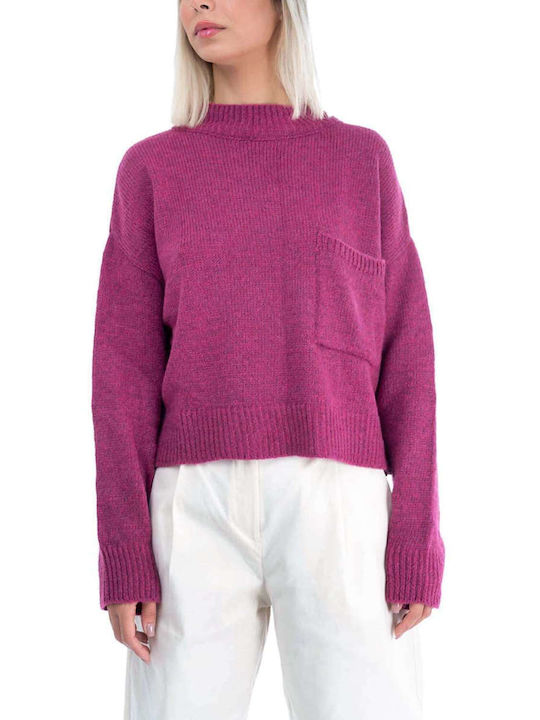 Moutaki Women's Long Sleeve Sweater Pink