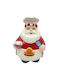 Marva Santa Claus Christmas Cookie Jar Ceramic Multicolored L22.5xW14xD14cm.