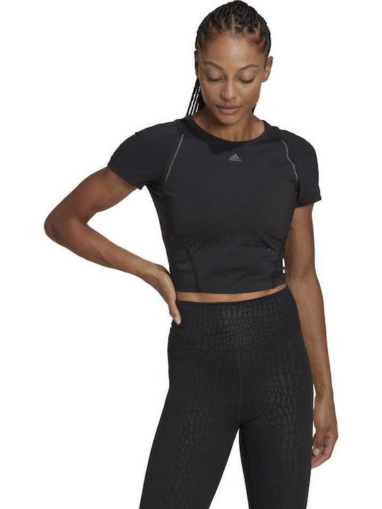 adidas Performance Μπλούζα Μαύρη
