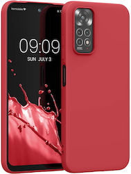 KWmobile TPU Silicone Back Cover Red (Redmi Note 11 / 11S 4G)