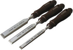 Narex Straight Chisel with Plastic Handle 3pcs
