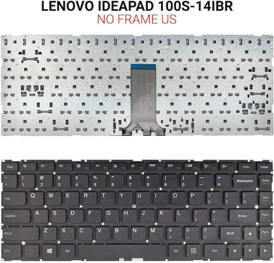 Lenovo Laptop-Tastatur Für Ideapad 100S-14IBR Ohne Rahmen Und Englische (US) Tastatursprache In Schwarzem Farbe K607
