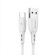 Vipfan CB-X6 USB 2.0 Cable USB-C male - USB-A Λευκό 1m CB-X6TC