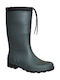 Ilmondo Women's Non-Slip Safety Knee Wellies with Fur Green