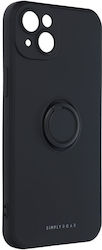 Roar Amber Back Cover Silicone Black (iPhone 14...