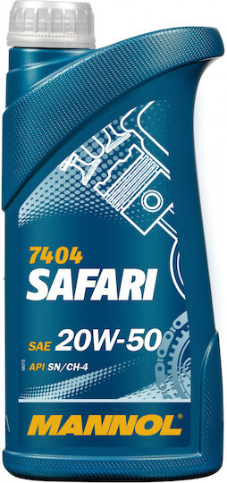 Mannol Safari Car Oil 20W-50 1lt