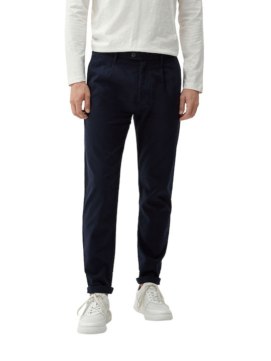 s.Oliver Red Label Παντελόνι Chino Navy Μπλε