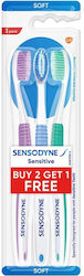Sensodyne Toothbrush Soft 3pcs