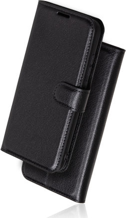 Naxius Wallet Δερματίνης Μαύρο (OPPO A15, A15s)