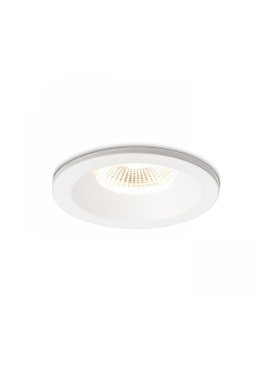 Rendl Light Studio Πλαφονιέρα Οροφής Εξωτερικού Χώρου με Ενσωματωμένο LED σε Λευκό Χρώμα R13602