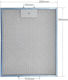 Teka Replacement Metal Filter Vent Hood Compatible with Teka 28.2x34.5cm