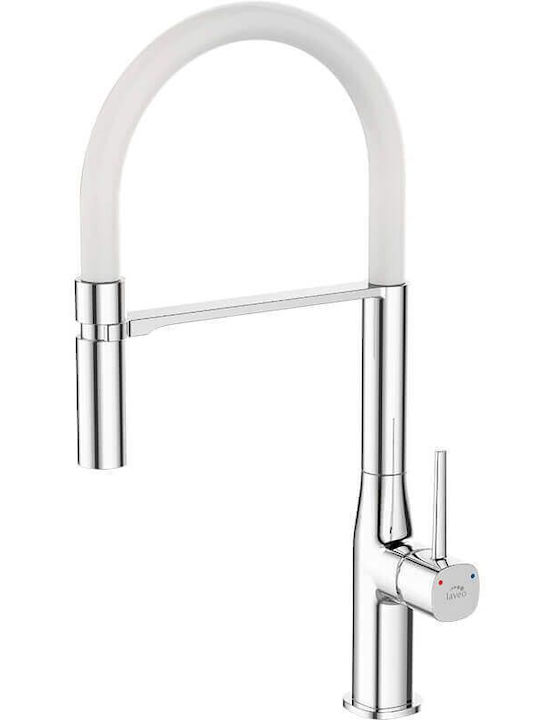 Laveo Pola Bap 678D BAP 678D U-Shaped Kitchen Faucet Counter White