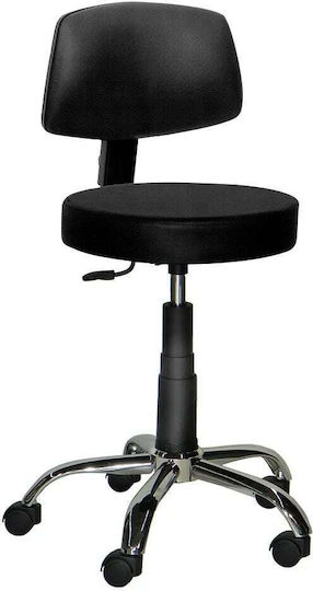 iCare Medical Stool iCare With Backrest Black Black 1420AC-2000