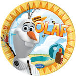 Olaf Plate for Party 8pcs