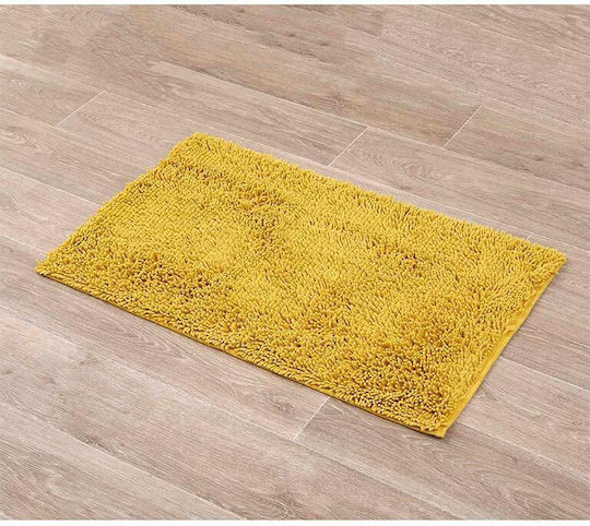 Бански Килим Микрофибър Горчичен 50x80см