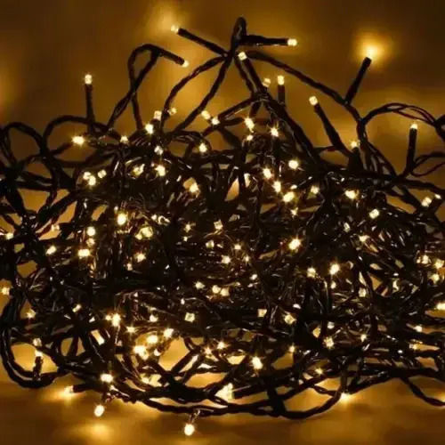 600 Lichterketten LED 33m. Warmes Weiß in Zeichenfolge 1Stück
