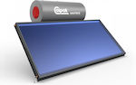 Calpak Mark 5 Ηλιακός Θερμοσίφωνας 160 λίτρων Glass Διπλής Ενέργειας με 2.6τ.μ. Οριζόντιο Συλλέκτη
