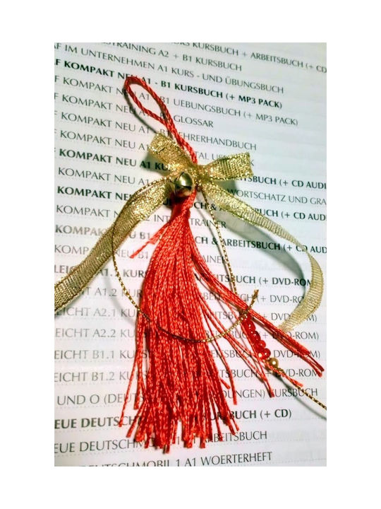 Handmade Hanging Lucky Charm Red 12cm 1pcs