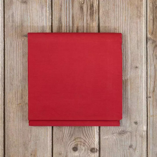 Nima Unicolors Σεντόνι King Size 270x280εκ. Absolute Red