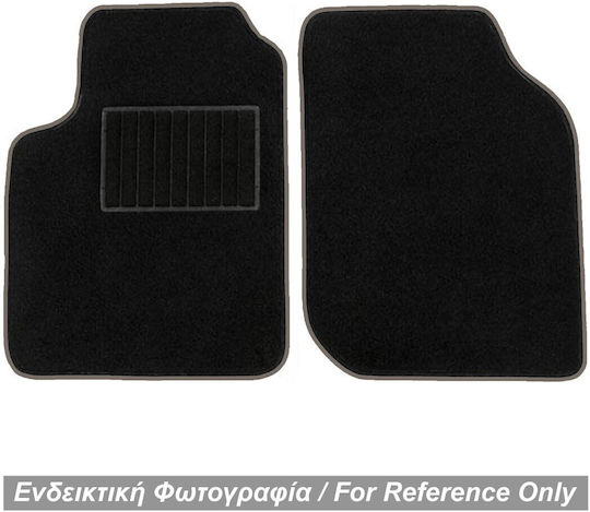 Race Axion Front Mats 2pcs for Mercedes-Benz 450 1998-2006 Black / Gray