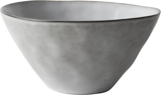 Dutch Rose Organic Müslischüssel Rund Keramik Grey mit Durchmesser 14cm