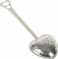 Καρδιά Tea Filter Κουτάλι with Handle of Stainless Steel 1pcs