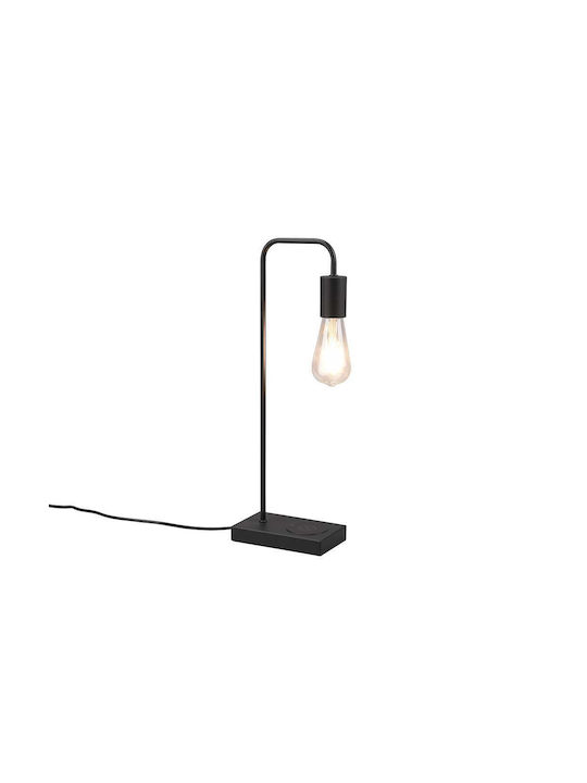 Trio Lighting Milla Tabletop Decorative Lamp with Socket for Bulb E27 Black