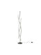 Trio Lighting Blaze LED Floor Lamp H138xW20cm. with Adjustable White Light 3250lm Silver