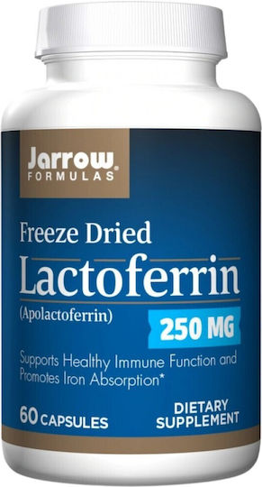 Jarrow Formulas Lactoferrin 250mg Supliment pentru Întărirea Sistemului Imunitar 60 Capsule