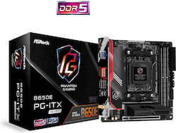 ASRock B650E PG-ITX WiFi Motherboard Mini ITX with AMD AM5 Socket