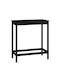 Table Bar from Solid Wood Black 100x50x110cm