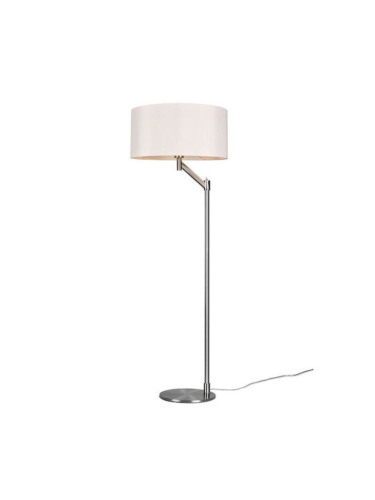 Trio Lighting Cassio Μοντέρνο Φωτιστικό Δαπέδου Υ158xΜ50εκ. με Ντουί για Λαμπτήρα E27 σε Ασημί Χρώμα