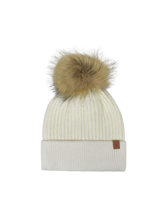 Stamion Kids Beanie Knitted Beige