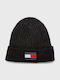 Big Flag Kids Beanie Knitted Black