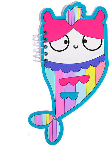 Alta Karta Cubie Squad Sirenă Bloc Notes Spiral Multicolor