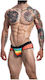 Cut4Men Jockstrap Sexy pentru bărbați Jockstrap Rainbow