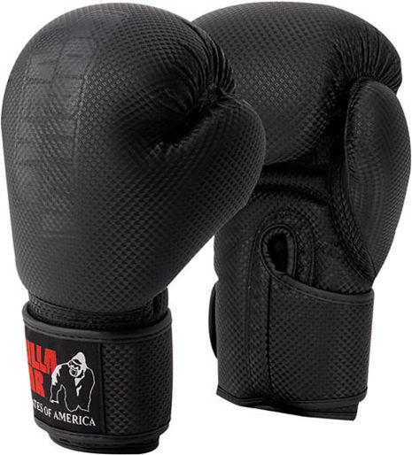 Gorilla Wear Montello Boxing Gloves for Match Black