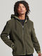 D3 code XPD Borg Hybrid Winter Jacket Softshell Waterproof and Windproof Washed Khaki