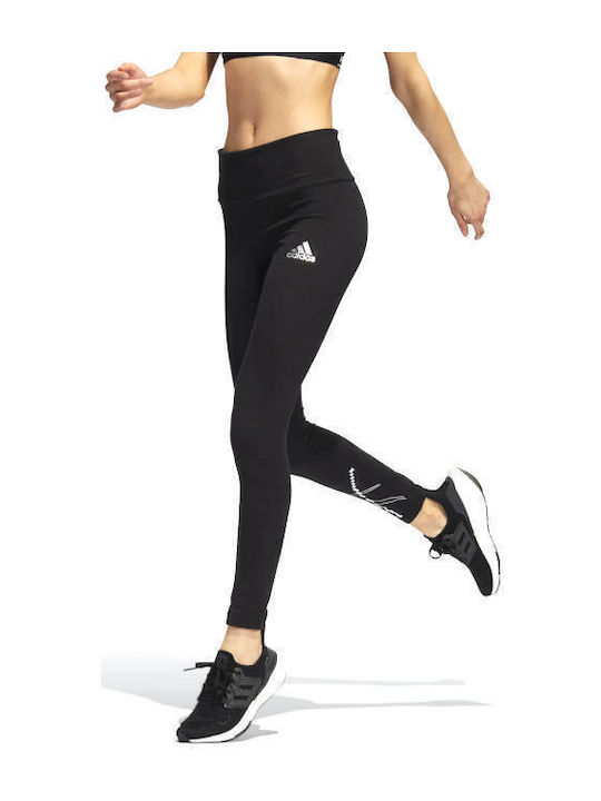 Graphique Holiday Schulung Frauen Lang Leggings Hochgeschnitten Schwarz