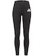 Caldmore Frauen Lang Leggings Hochgeschnitten Schwarz