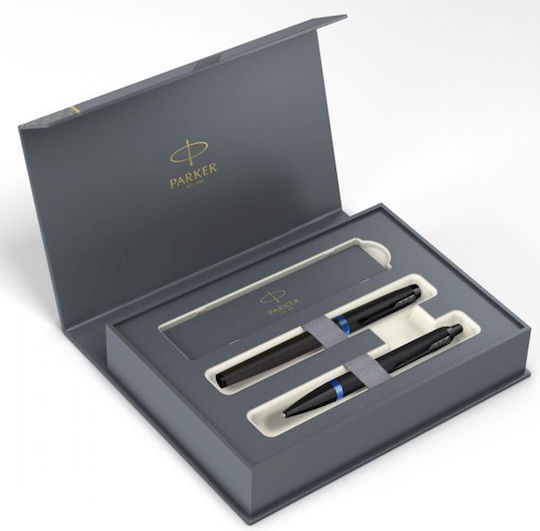 Parker I.M. MRN Σετ Στυλό Ballpoint με Πένα από Ατσάλι Μαύρο σε Θήκη (σε Χάρτινη Κασετίνα)