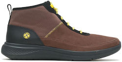 Hush Puppies Καφέ Ανδρικά Μποτάκια