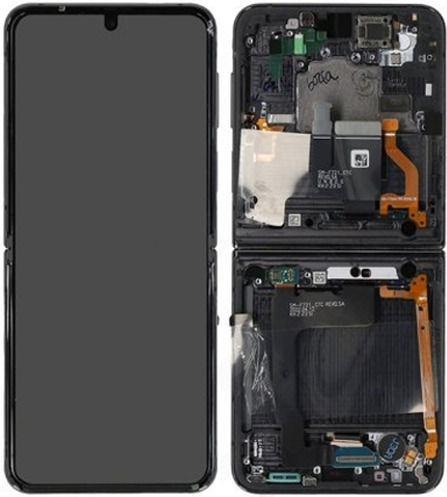 Samsung Οθόνη OLED με Μηχανισμό Αφής για Galaxy Z Flip4 (Graphite)