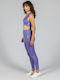 Women's Long High Waist Leggings Light Purple