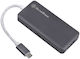 Silverstone USB-C Docking Station mit HDMI Gray (SST-EP14C)