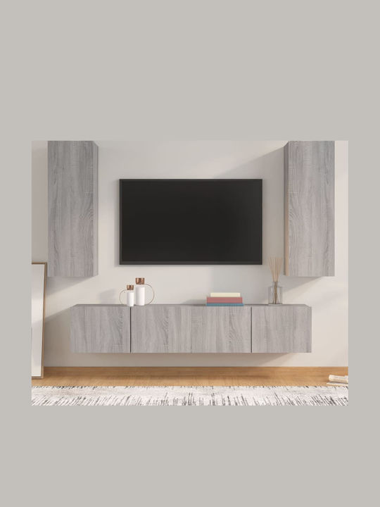 Living Room TV Unit 4τμχ L80xW30xH30cm