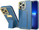 Hurtel Kickstand Back Cover Piele artificială A...