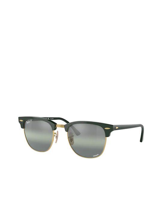 Ray Ban Clubmaster Γυαλιά Ηλίου με Πράσινο Σκελετό και Πράσινο Polarized Καθρέφτη Φακό RB3016 1368/G4