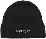 Superdry Beanie Ανδρικός Σκούφος Πλεκτός σε Μαύ...